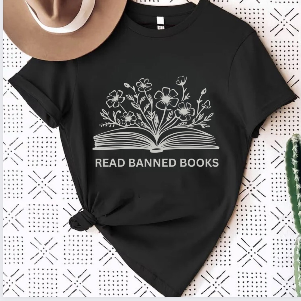 NEW Read banned books  Shirt, book lover gift